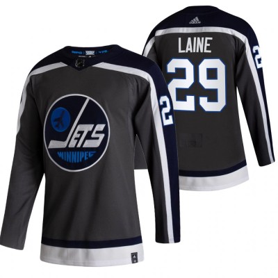 Winnipeg Winnipeg Jets #29 Patrik Laine Black Men's Adidas 202021 Reverse Retro Alternate NHL Jersey